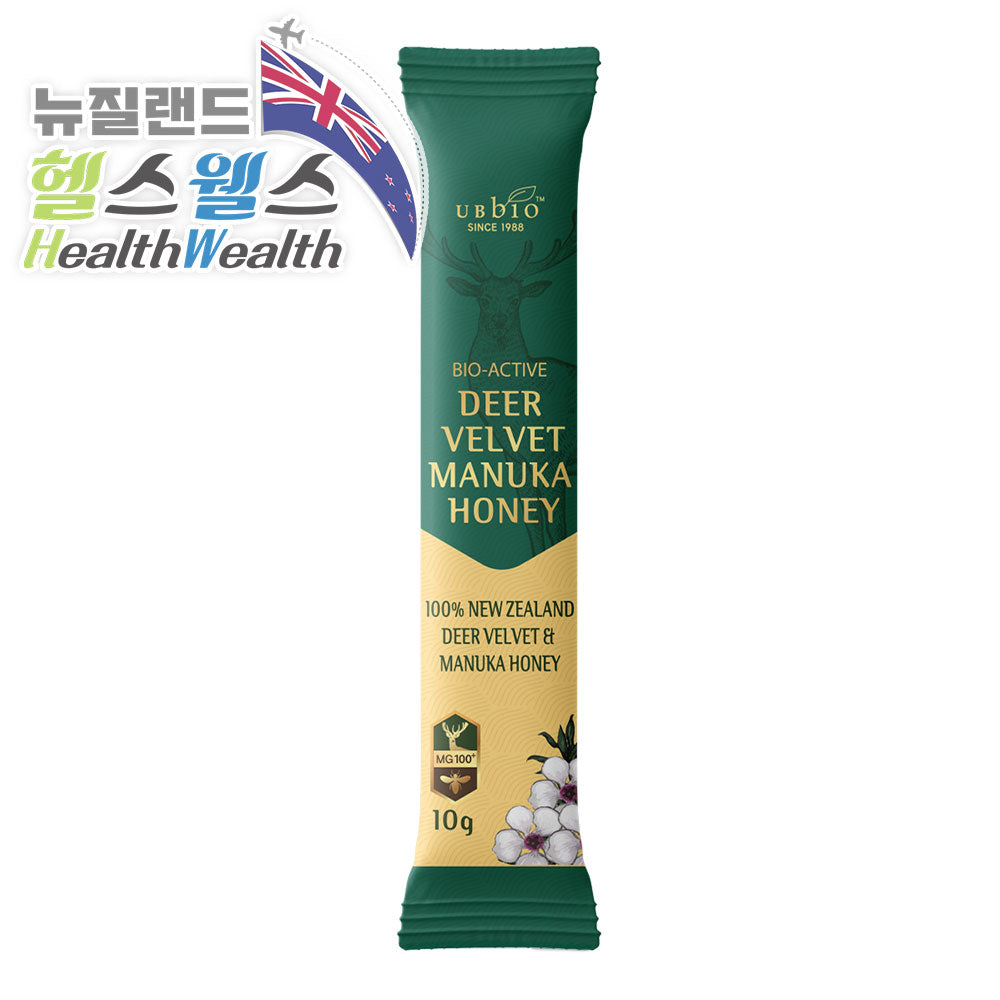 유비바이오 녹용 마누카꿀 스틱 (MG100+) 10g×15포